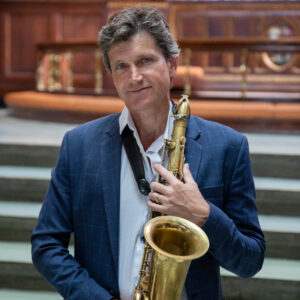 Portræt af Jakob Dinesen (saxofon)
