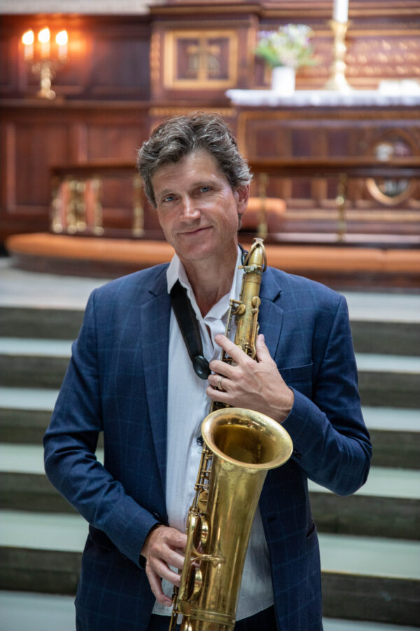 Portræt af Jakob Dinesen (saxofon)